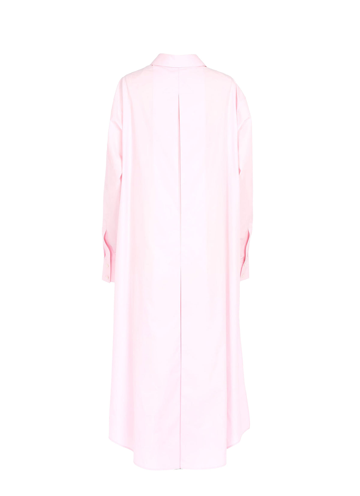 Plain Shirt Dress - Pink