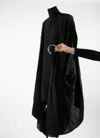 Silk bracelet dress - Alaia Black