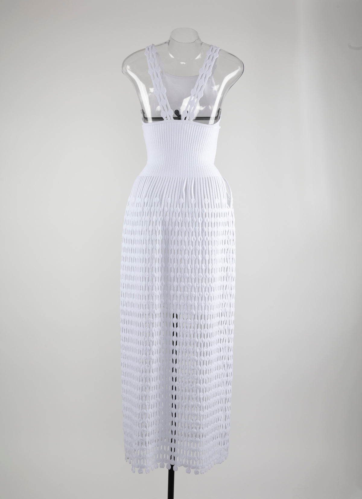 Robe longue sans manches Kalimba - Blanc