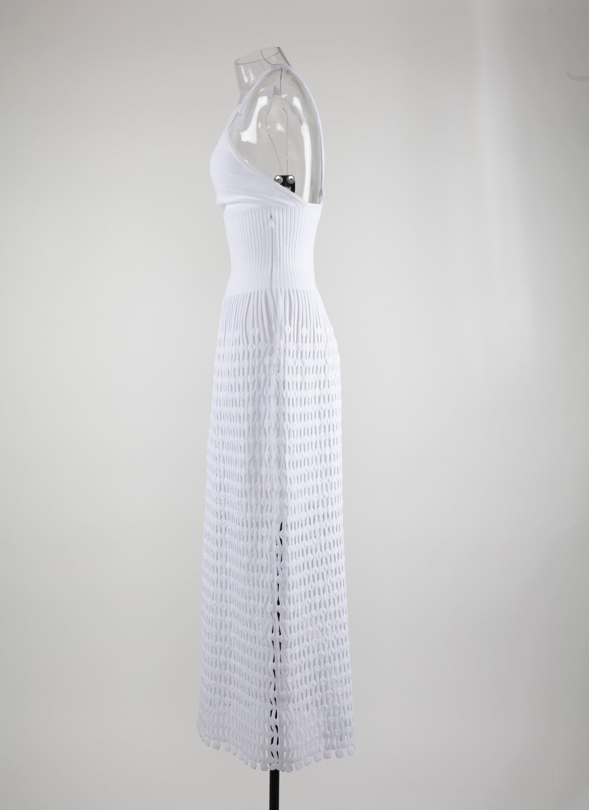 Robe longue sans manches Kalimba - Blanc