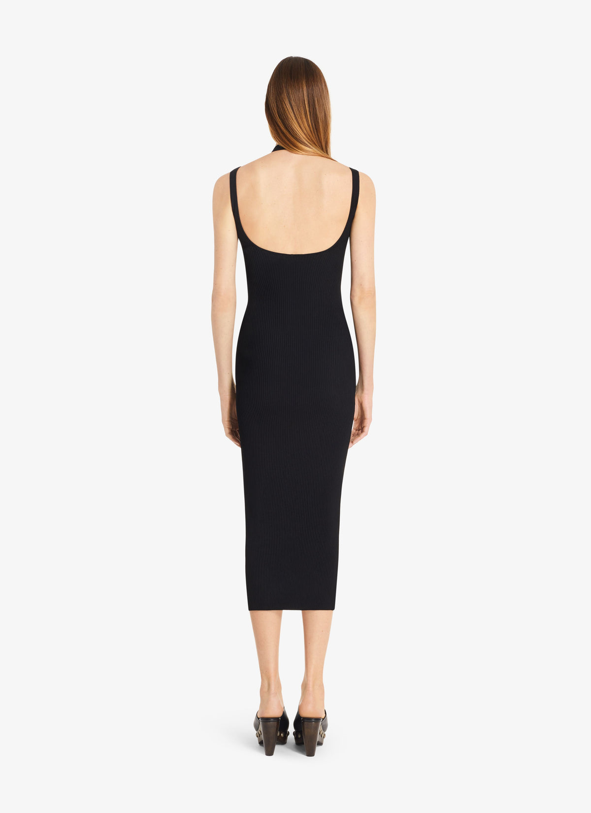 Robe tube côtelée - Noir Alaïa