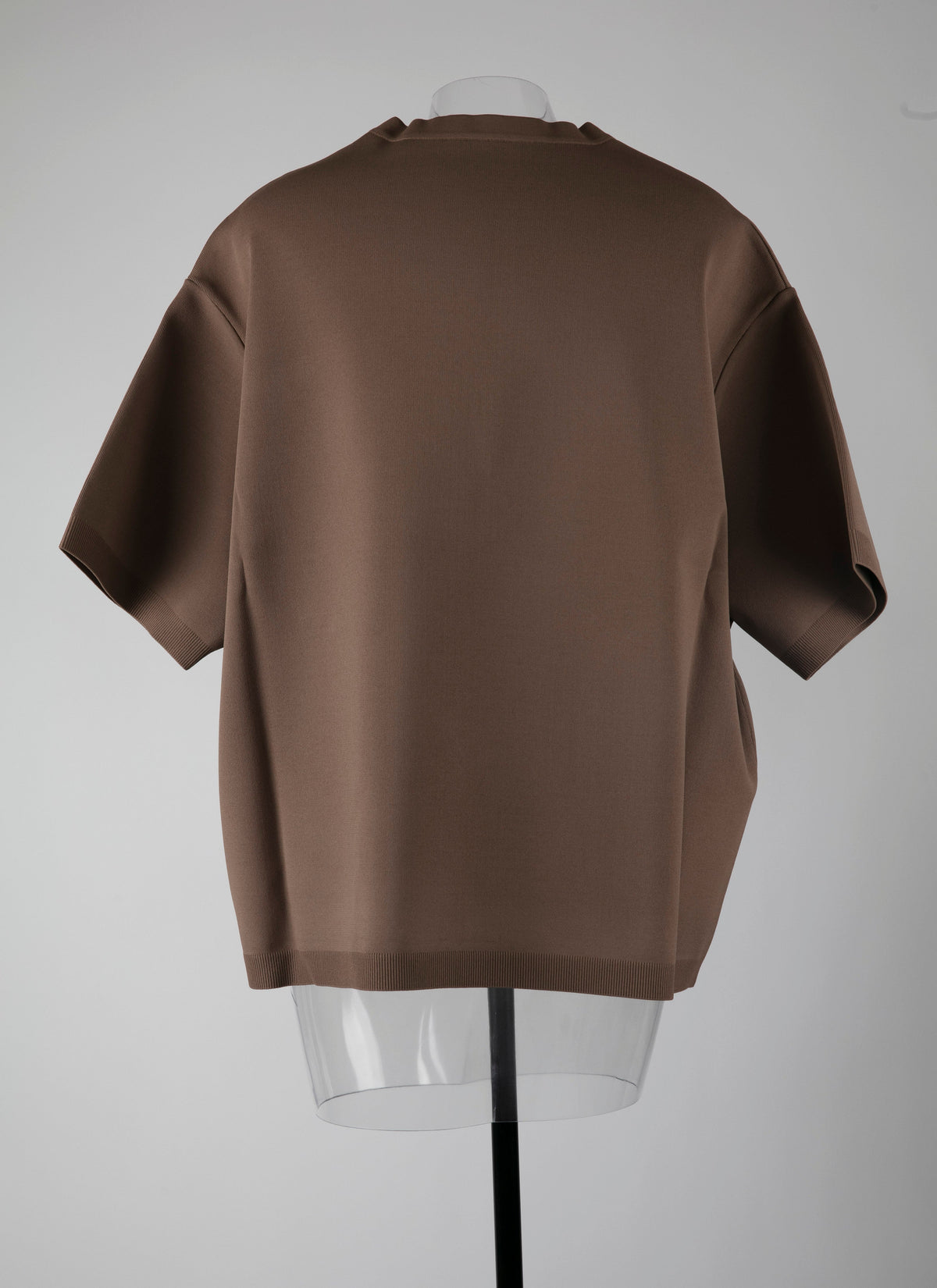 Pull oversize à manches courtes en maille - Savane
