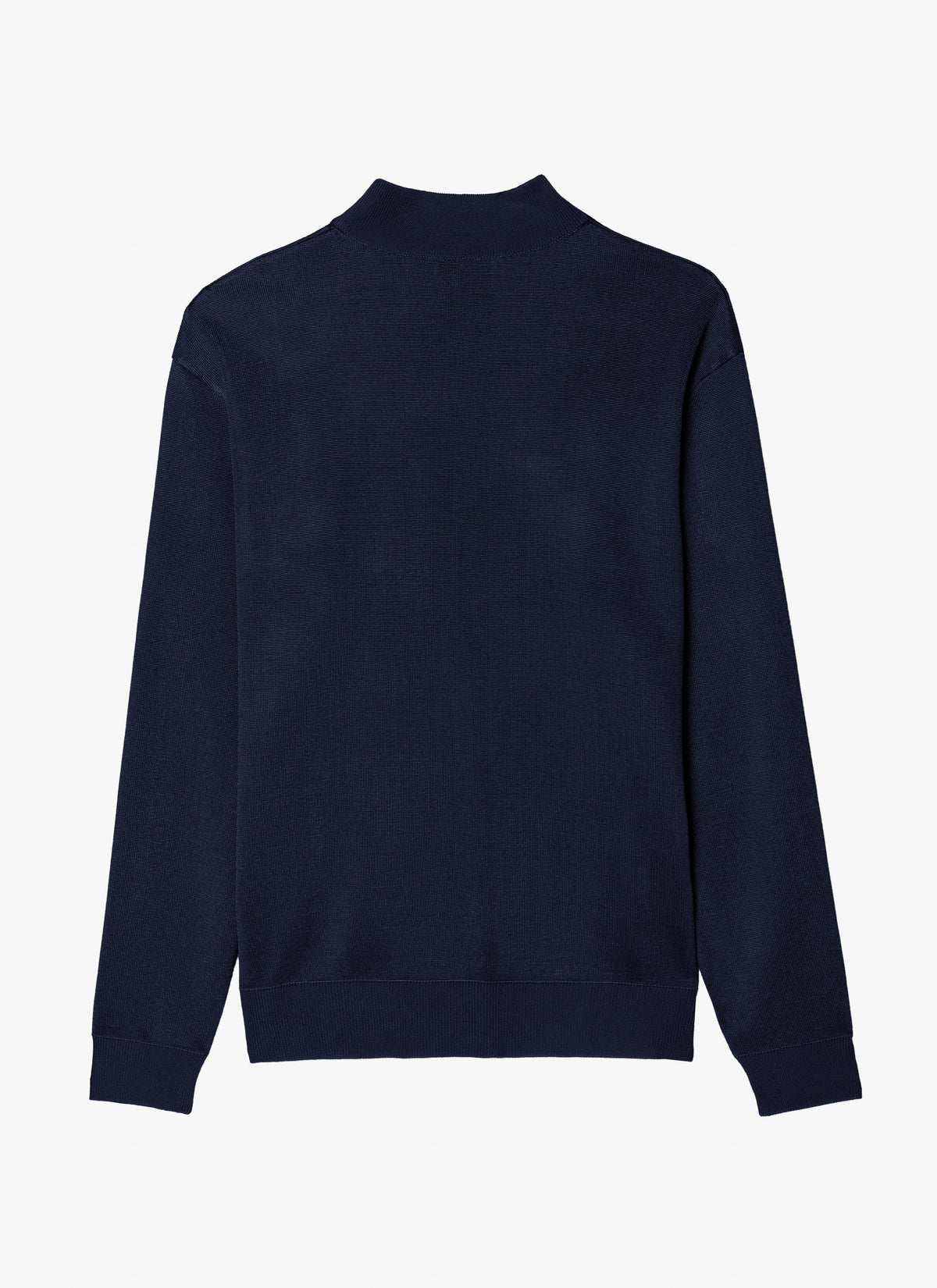 Pull à col roulé brillant - Marine