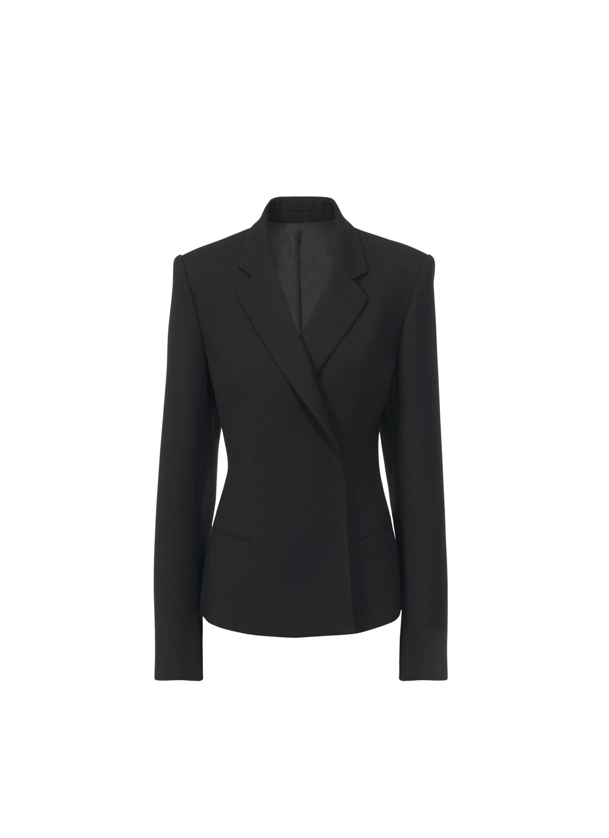 Veste cintrée en gabardine de laine - Noir Alaïa
