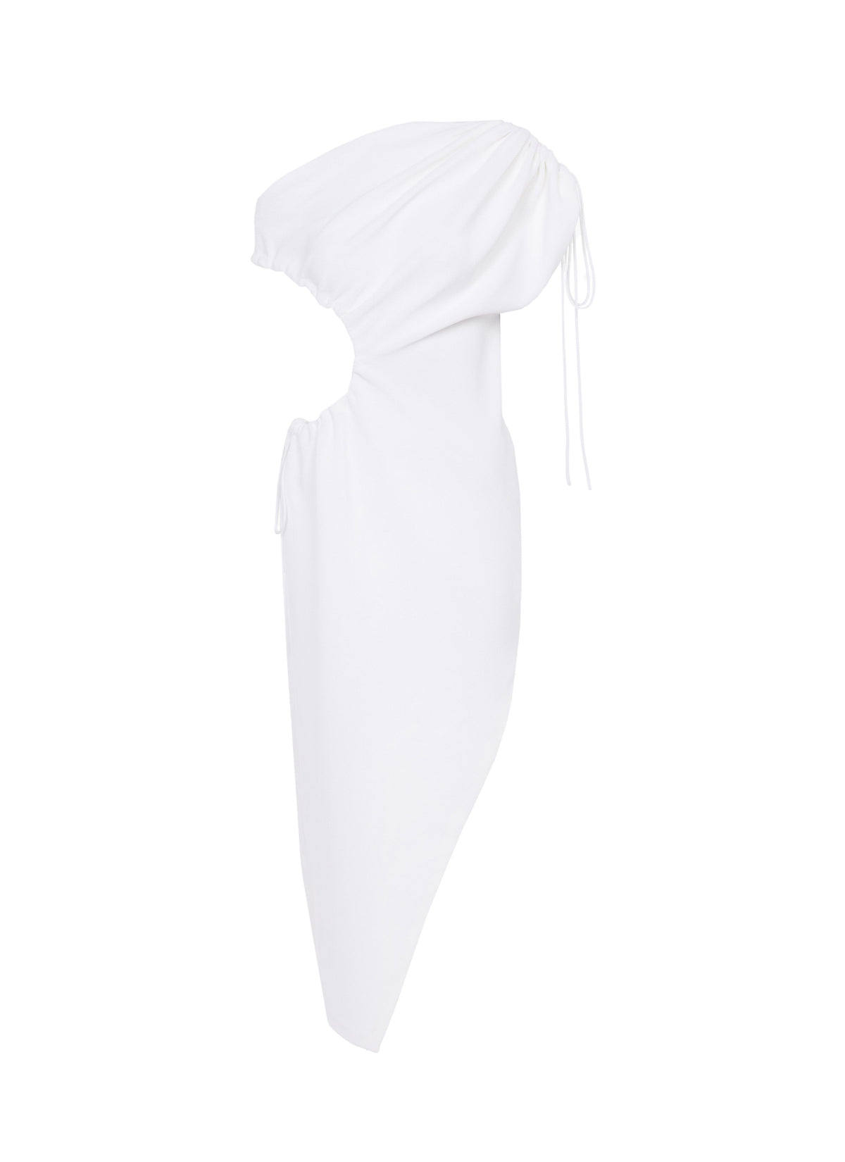 Robe drapée - Blanc