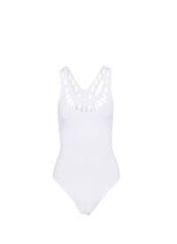 Laser swimming costume - Optic White