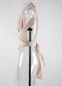 Cross-back top - Vanilla