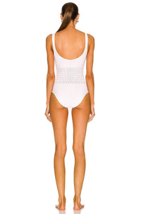 Maillot de bain une pièce Vienne - Blanc Optique