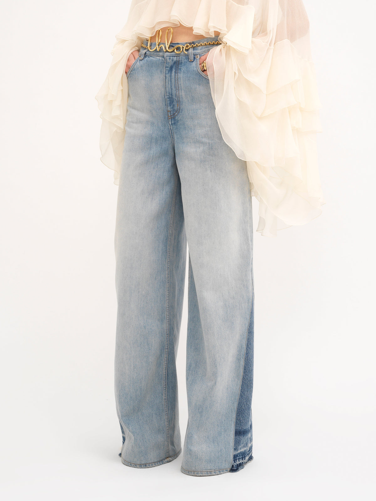 OK PORTE_Graceful Blue TROUSERS - Graceful Blue