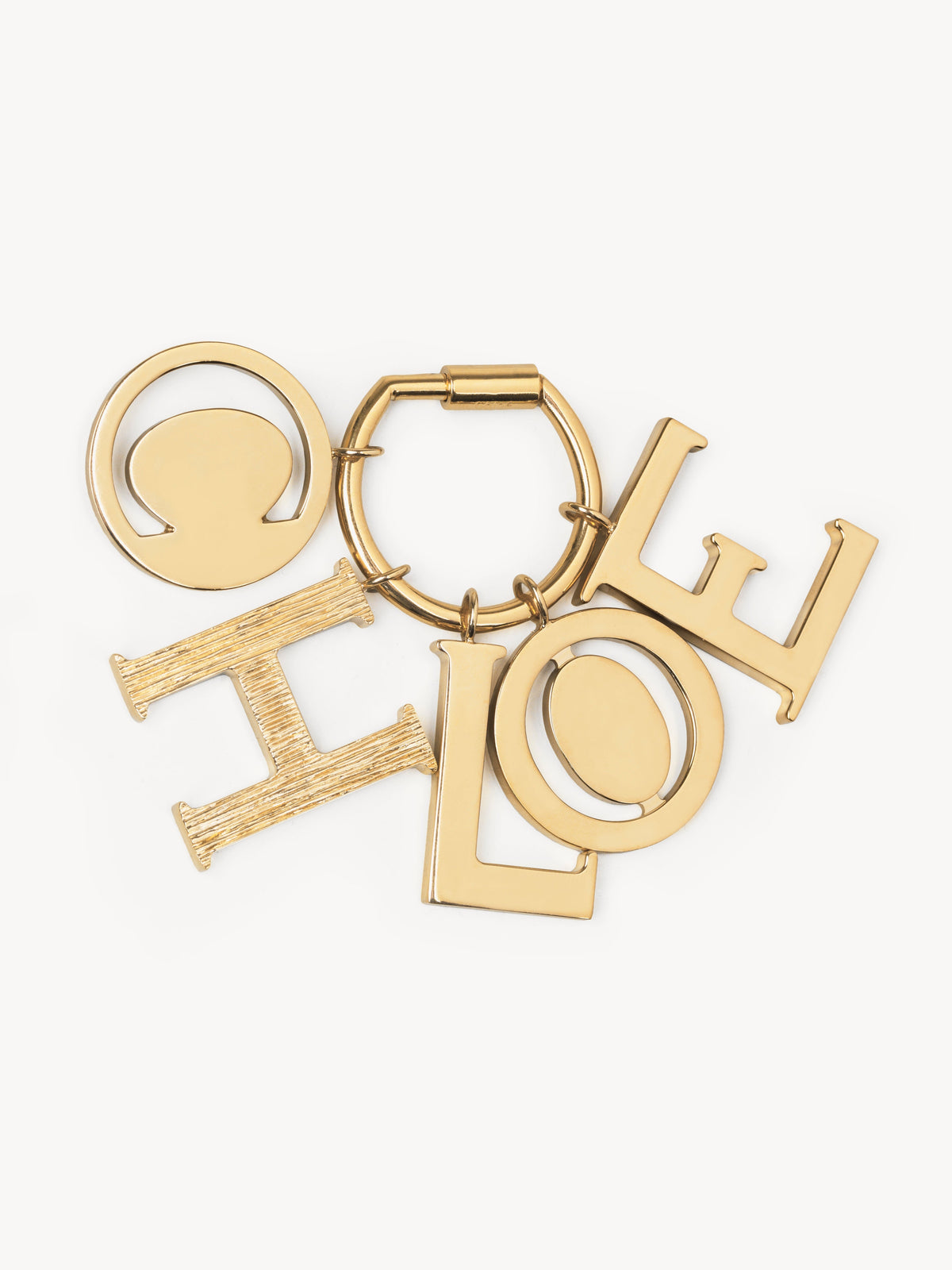 OK PORTE_Pendentif pour petite maroquinerie Alphabet en laiton - Gold Color