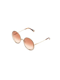 OK PORTE_Lunettes de soleil ronde Hannah - Havana & Peach