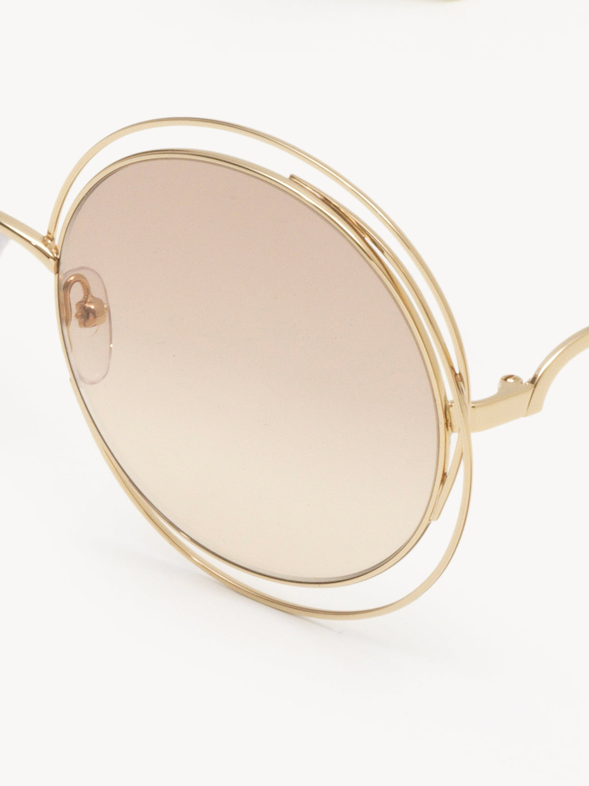 OK PORTE_Lunettes de soleil Carlina - Gold & Nude