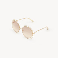 OK PORTE_Lunettes de soleil Carlina - Gold & Nude