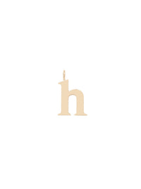 NO PORTE_Charms H en laiton - Light Gold