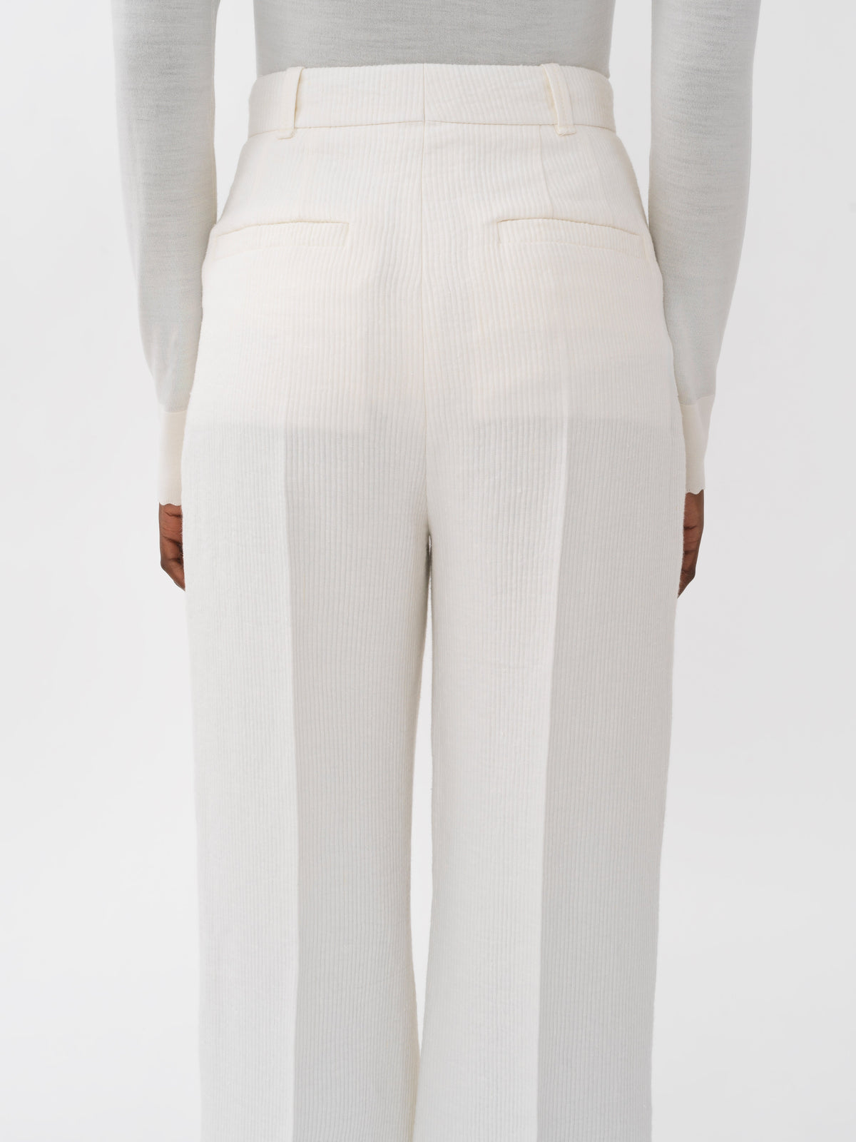 OK PORTE_Iconic Milk TROUSERS - Iconic Milk