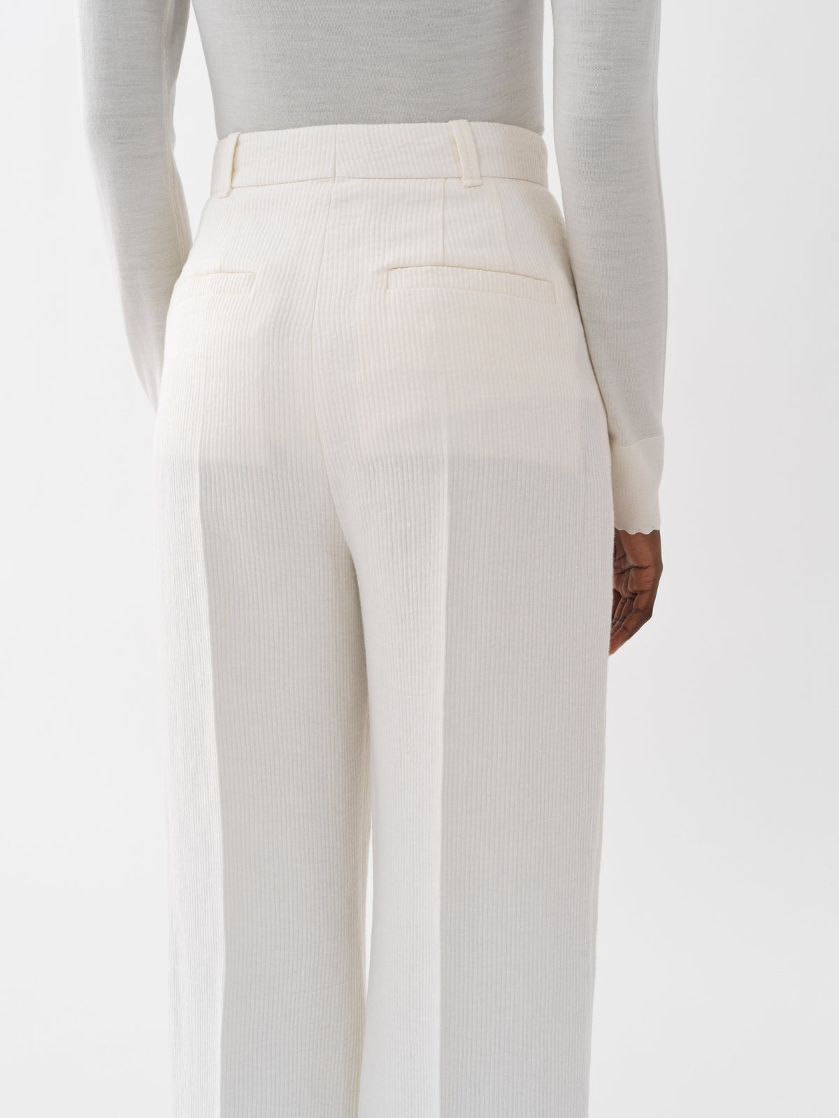 OK PORTE_Iconic Milk TROUSERS - Iconic Milk