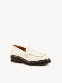 OK PORTE_Mocassins Noua 40 en cuir - Cloudy White