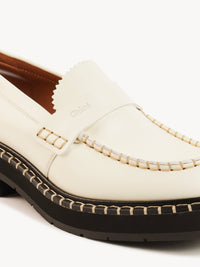 OK PORTE_Mocassins Noua 40 en cuir - Cloudy White