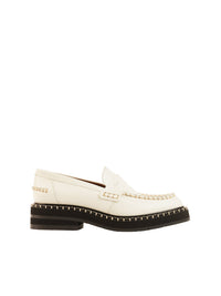 OK PORTE_Mocassins Noua 40 en cuir - Cloudy White