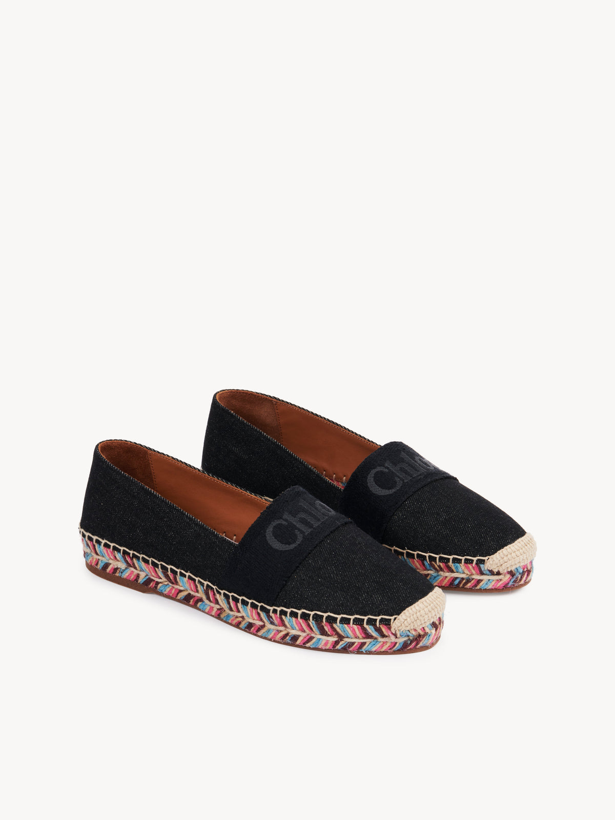 NO PORTE_Espadrilles Piia 20 en cuir - Black