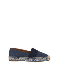 NO PORTE_Espadrilles Piia en cuir - Denim