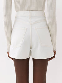 OK PORTE_White SHORT - White
