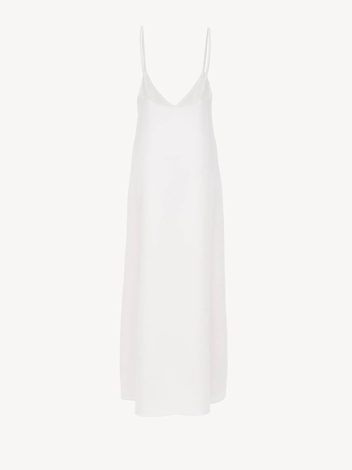 OK PORTE_Robe en laine et cachemire - Eden White