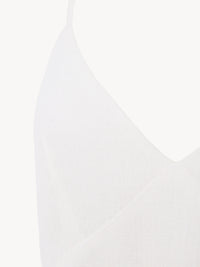OK PORTE_Robe en laine et cachemire - Eden White