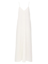 OK PORTE_Robe en laine et cachemire - Eden White