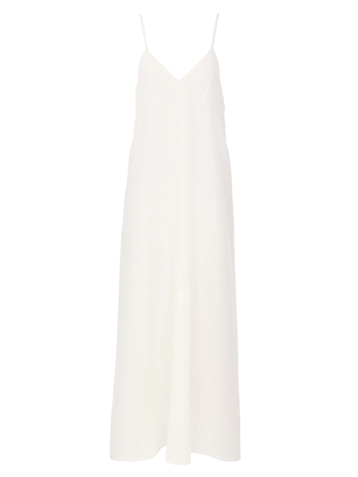 OK PORTE_Robe en laine et cachemire - Eden White