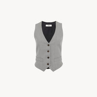 OK PORTE_Swan Grey GILET - Swan Grey