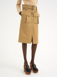 OK PORTE_Past Khaki SKIRT - Past Khaki