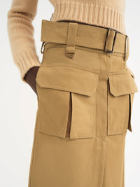 OK PORTE_Past Khaki SKIRT - Past Khaki