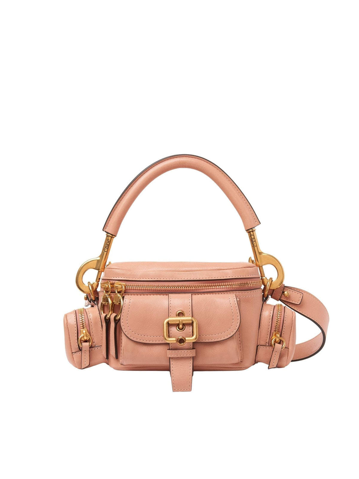 OK PORTE_Petit sac porté épaule Camera Bag en cuir - Reef Shell