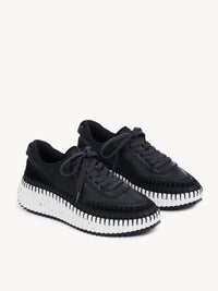 OK PORTE_Sneakers Nama compensées - Black