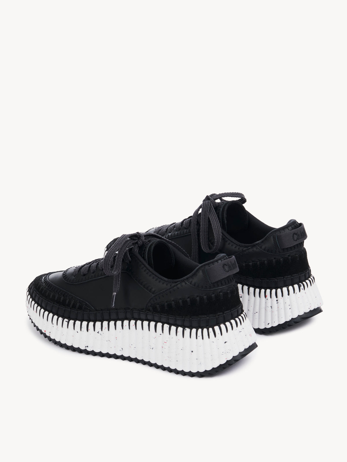 OK PORTE_Sneakers Nama compensées - Black