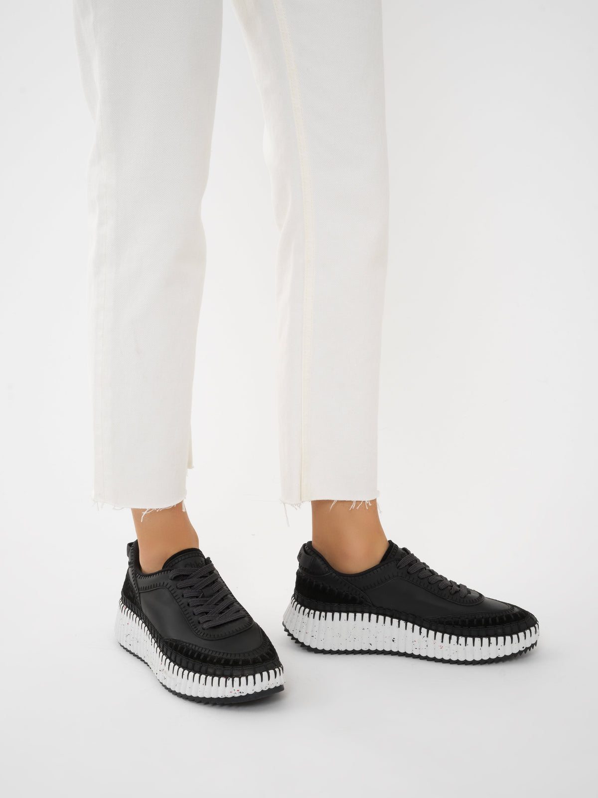 OK PORTE_Sneakers Nama compensées - Black