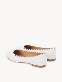 OK PORTE_Ballerines Lauren en cuir - Brilliant White