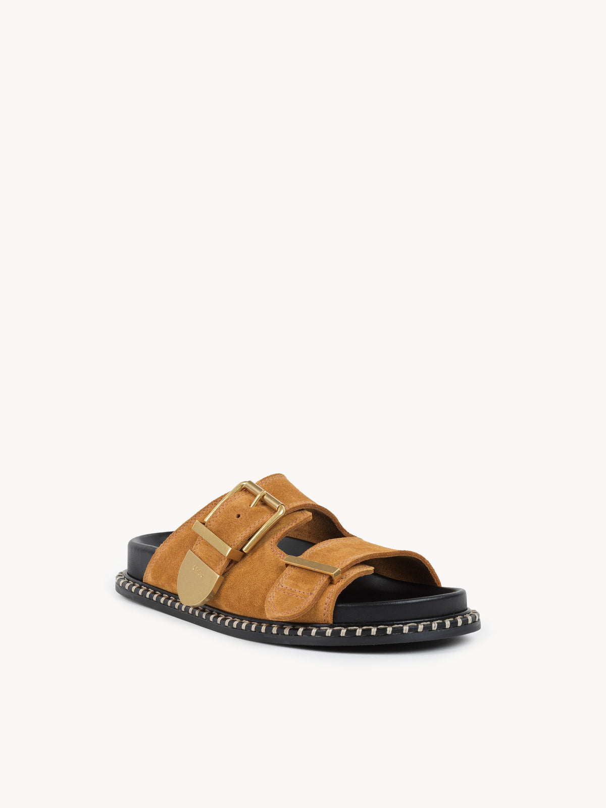 OK PORTE_Sandales Rebecca en cuir - Sand Brown