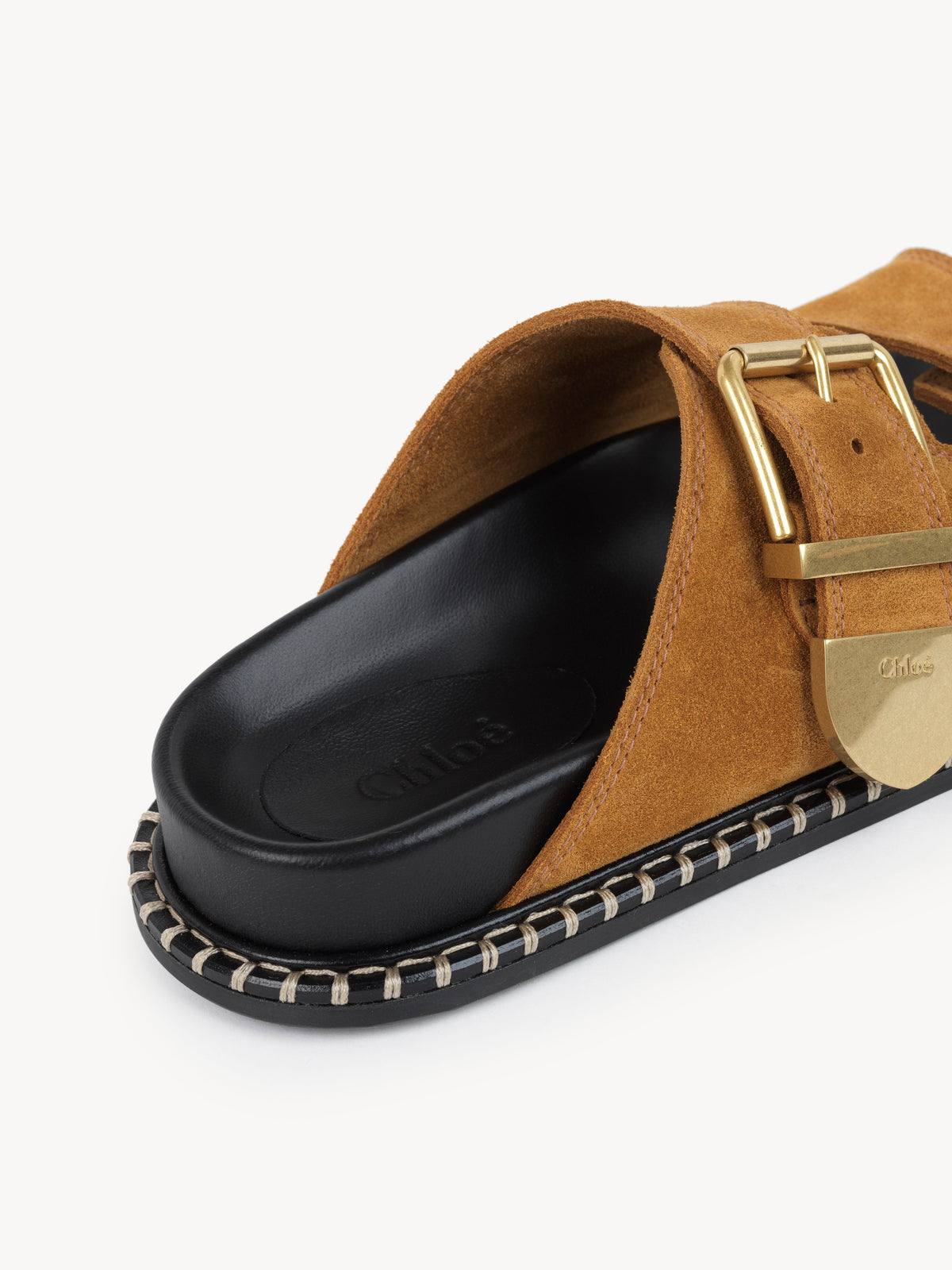 OK PORTE_Sandales Rebecca en cuir - Sand Brown