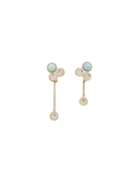 OK PORTE_Boucles d'oreilles Zodiac en laiton - Multicolor