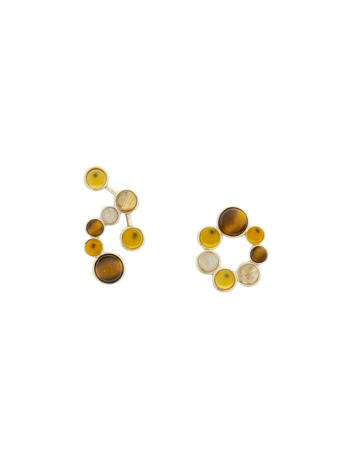 OK PORTE_Boucles d'oreilles Zodiac en laiton - Multicolor