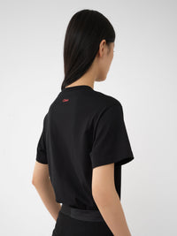 OK PORTE_T-shirt à motif guitare - Black