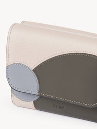 NO PORTE_Petit portefeuille compacte Moona en cuir - Blue & Grey