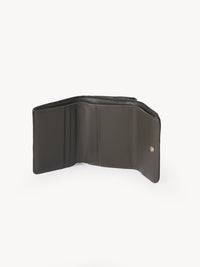 NO PORTE_Petit portefeuille compacte Moona en cuir - Blue & Grey