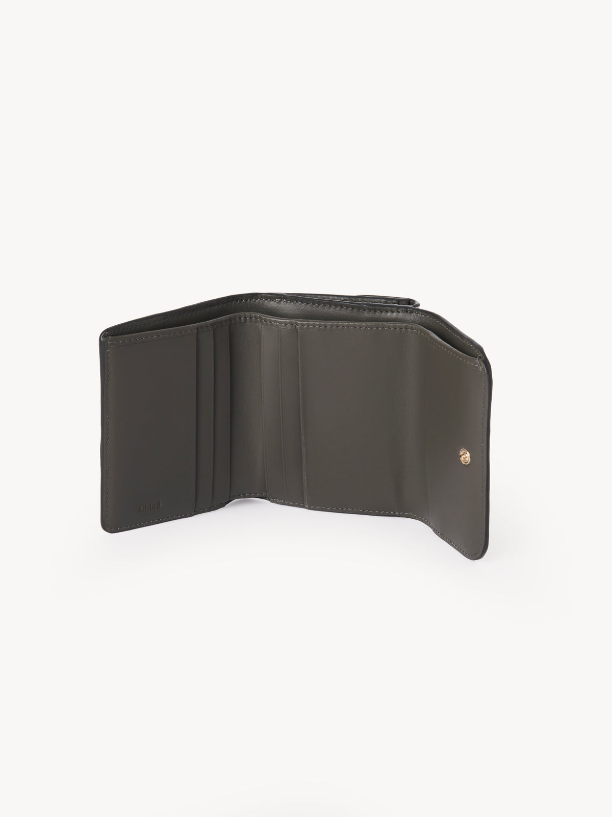 NO PORTE_Petit portefeuille compacte Moona en cuir - Blue & Grey