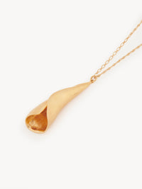 OK PORTE_Collier Blooma en laiton - Bright Gold