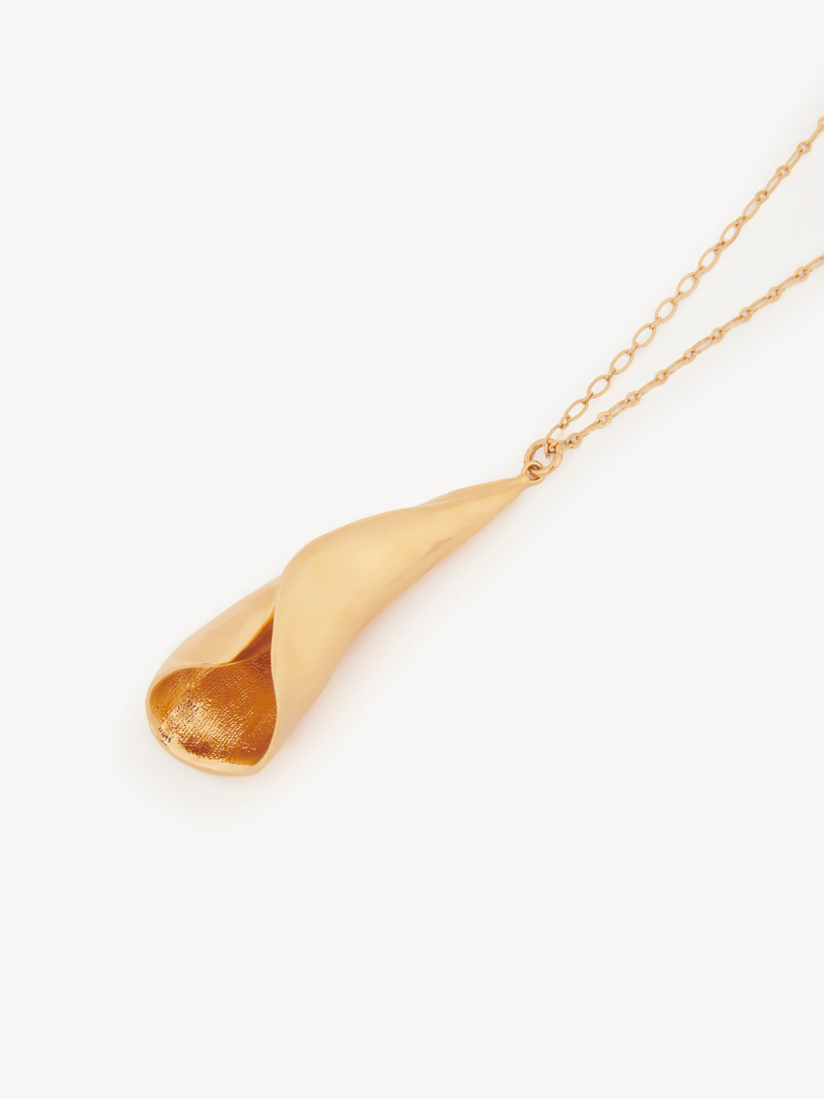 OK PORTE_Collier Blooma en laiton - Bright Gold