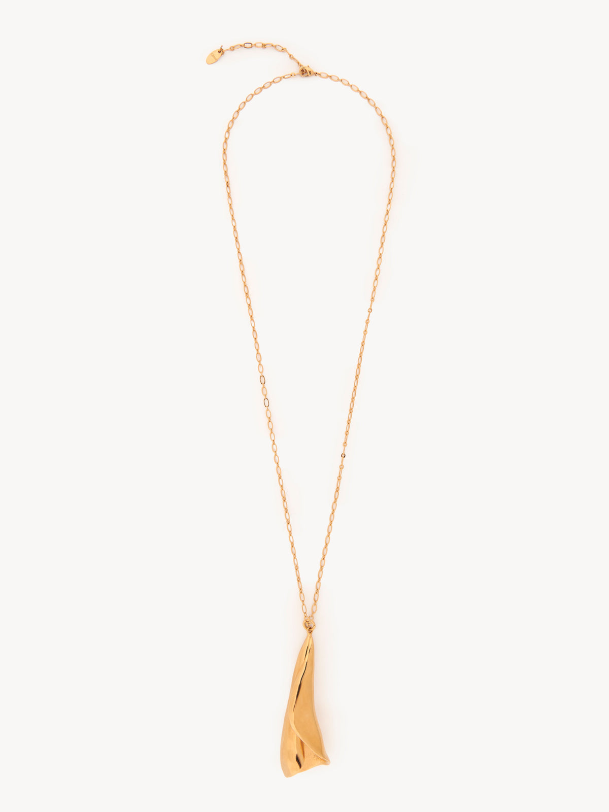 OK PORTE_Collier Blooma en laiton - Bright Gold