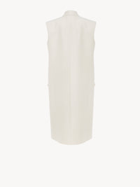 OK PORTE_Blazer long sans manches en lin - Coconut Milk